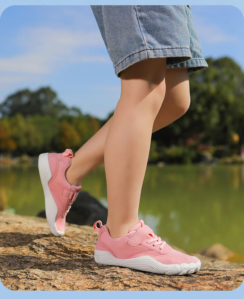 Kids Barefoot Shoes Boys Girls Sneakers Naturally Splay Shoes Wide Toe Minimalist Sneakers Toddler Little Big Kid