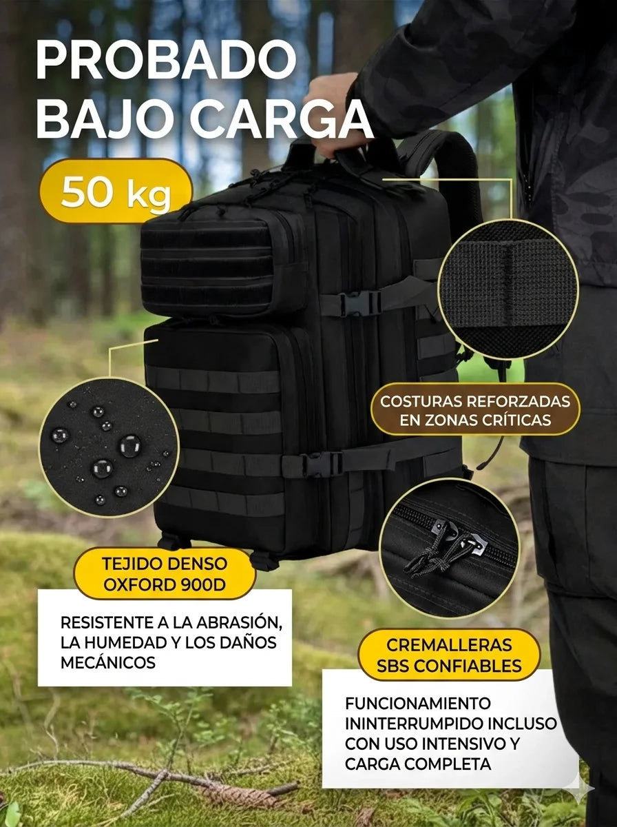 50L/25L /32LTactical Backpack Men's Travel Large Capacity Rucksacks Men Waterproof Outdoor Sports Multi-functional Bags