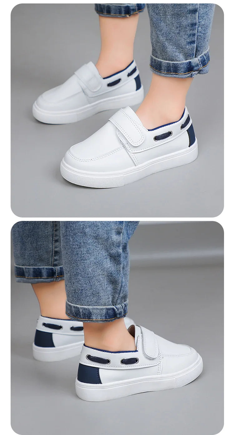 Toddler Boys Fashion Versatile Sneakers 2026 New Spring Kids School Loafers Soft Sole Slip-on Comfort Outdoor Kids Play Footwear