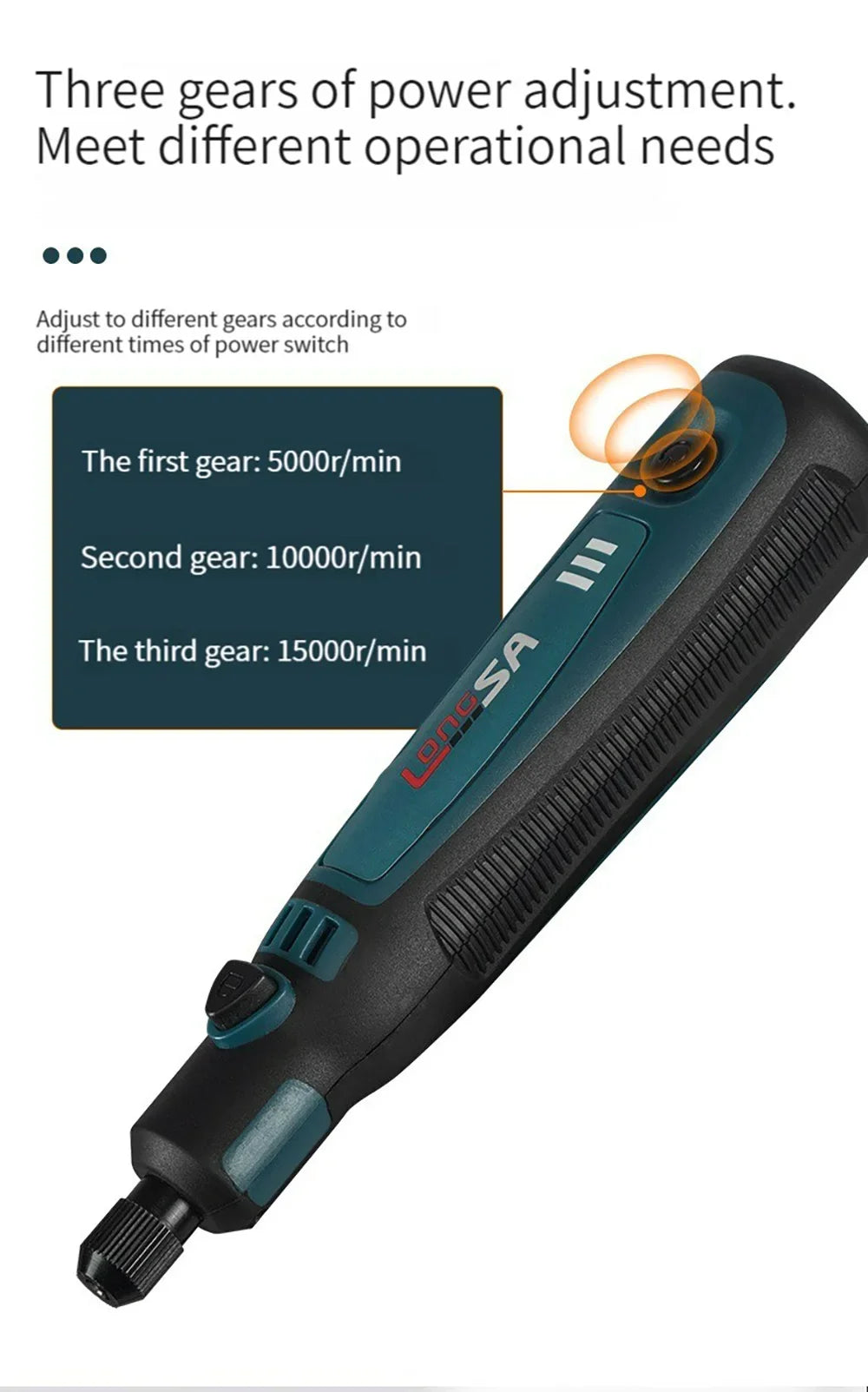 5000-10000-15000r 3.6V USB Wireless Electric Drill Engraving Pen Mini Grinder for Grinding/Polishing/Engraving/Drilling/Cutting