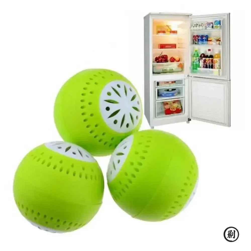 3 Pcs/set Refrigerator Deodorant, Fridge Odor Removal Balls With Active Carbon, Kitchen Tool Household Cleaning Products