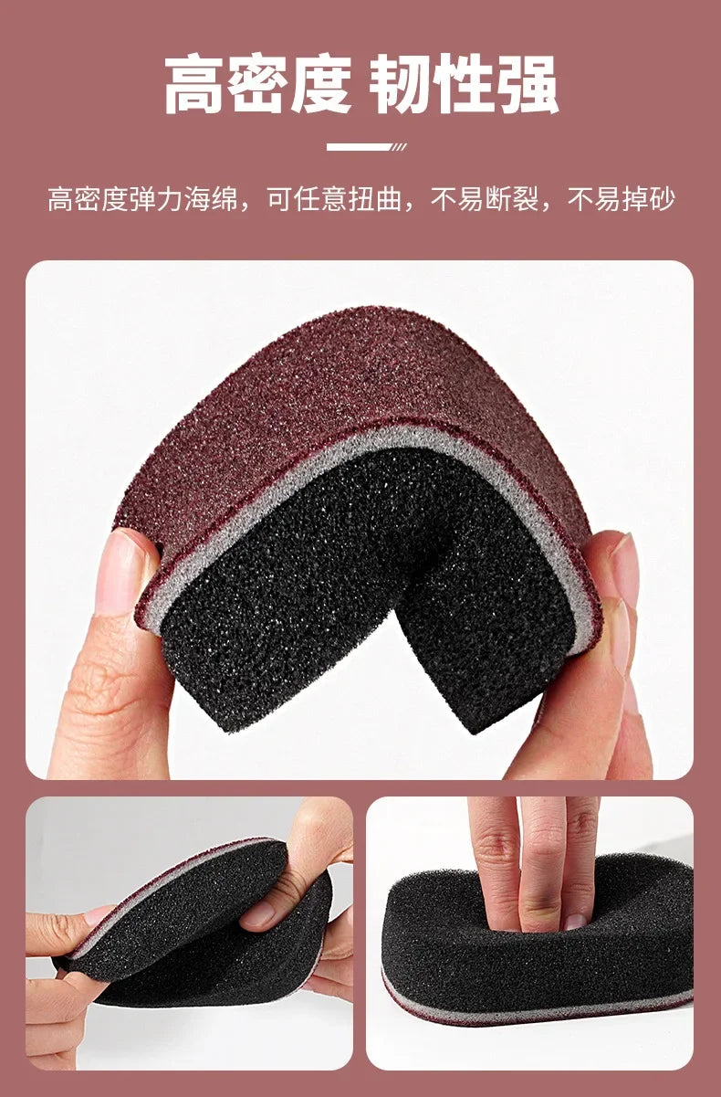 Magic Sponge Power Thicken Double -sided Dishes Cleaning Brushes Kitchen Wipe Rust Brushing Pot Bottom Black Stain Artifact
