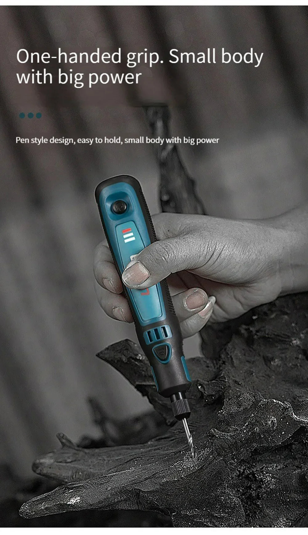 5000-10000-15000r 3.6V USB Wireless Electric Drill Engraving Pen Mini Grinder for Grinding/Polishing/Engraving/Drilling/Cutting