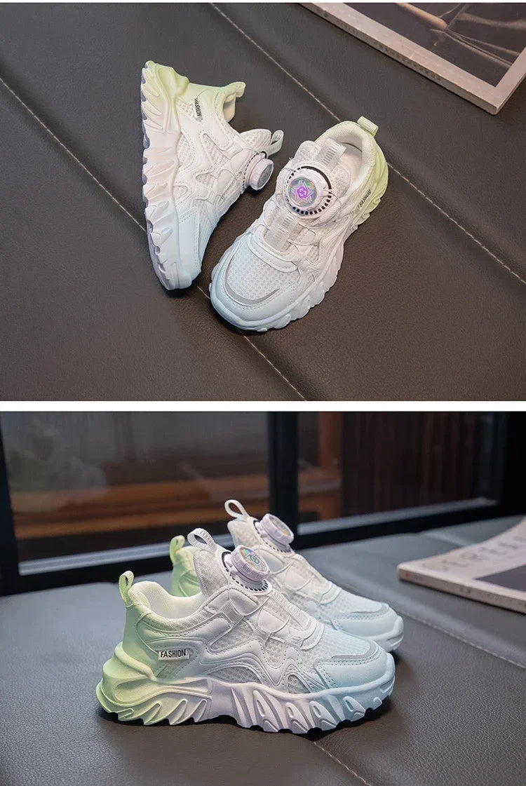 Children Sneakers Unisex Dad's Shoes Baby Boy Trainers Girls Shoes Clunky Sports Tennis Casual Flats Child Infant Footwear
