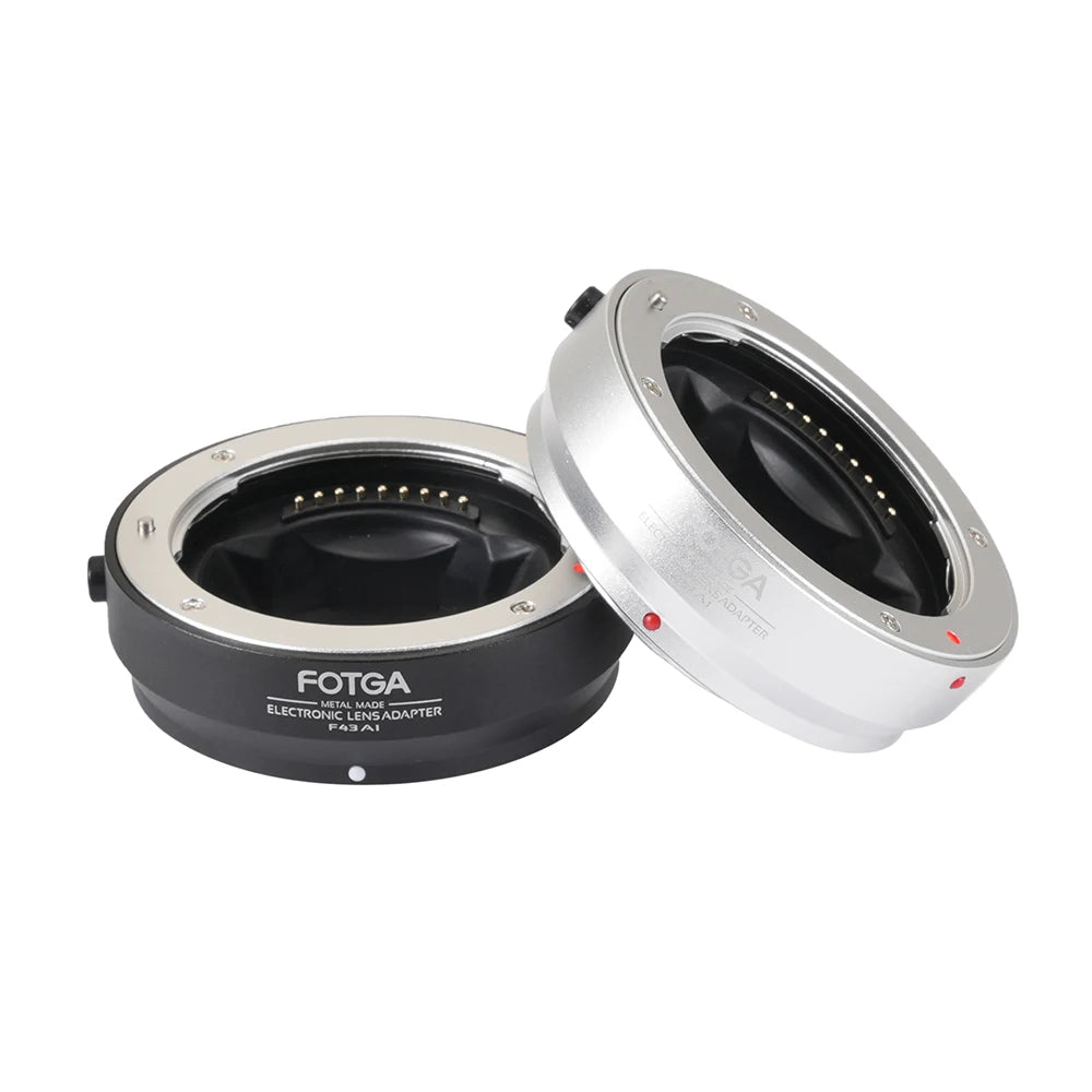 FOTGA 4/3-M4/3 Adapter Ring Autofocus For 4/3 lens to For Olympus/For Panasonic Micro 4/3 Camera Metal Adapter Ring Photography