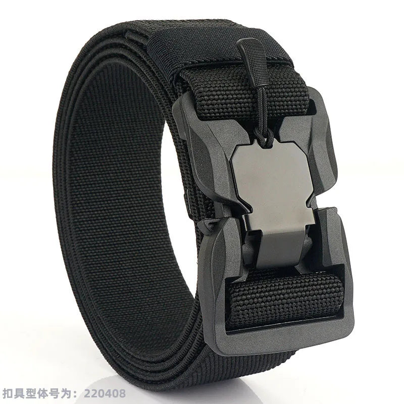 MEDYLA Tactical Belt Quick Release Buckle Elastic Belt Casual Nylon Tool Training Belt Men's Belt MN057