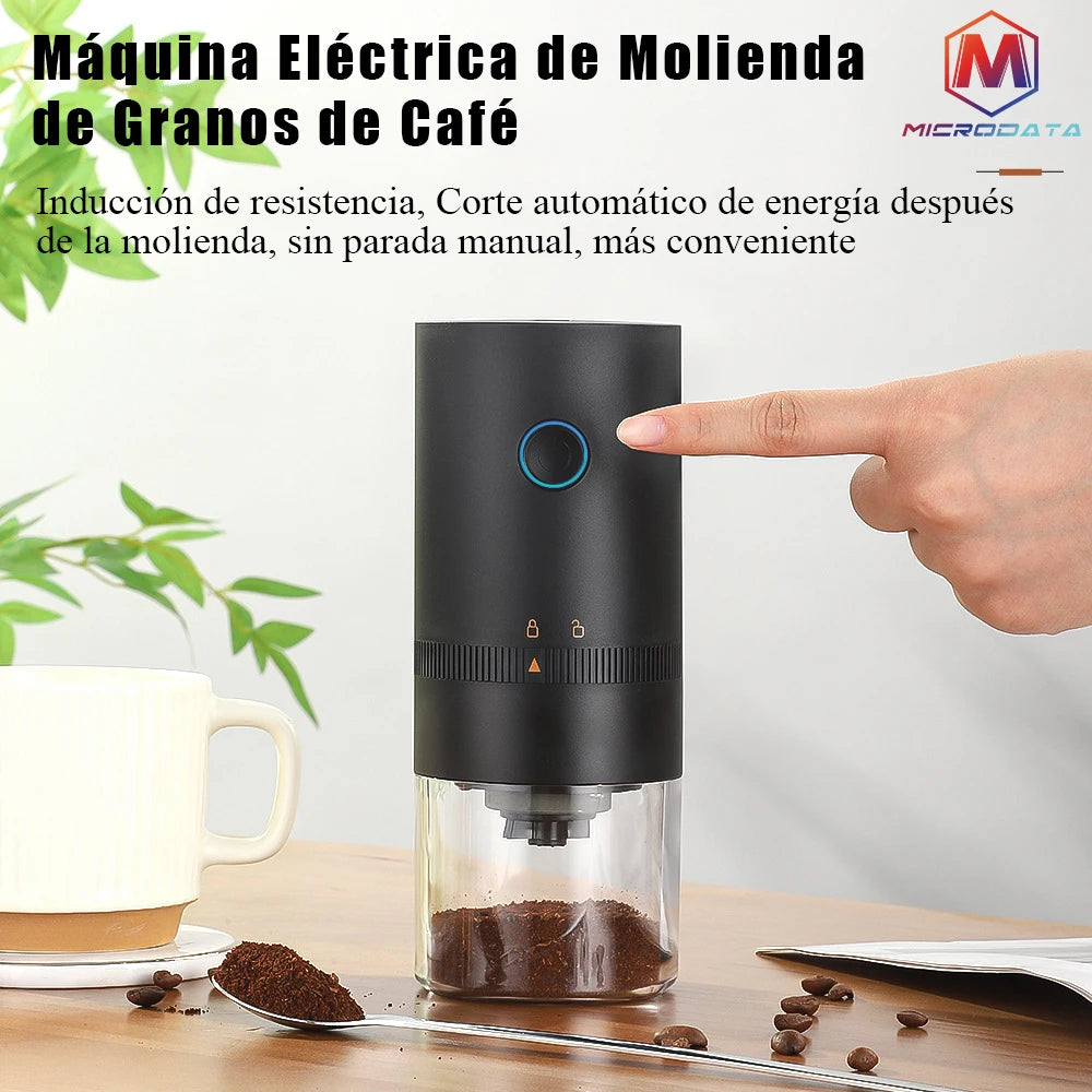Portable Electric Coffee Grinder Adjustable Thickness Ceramic Grinding Core Grinder Long-life Battery Coffee Bean Grinder