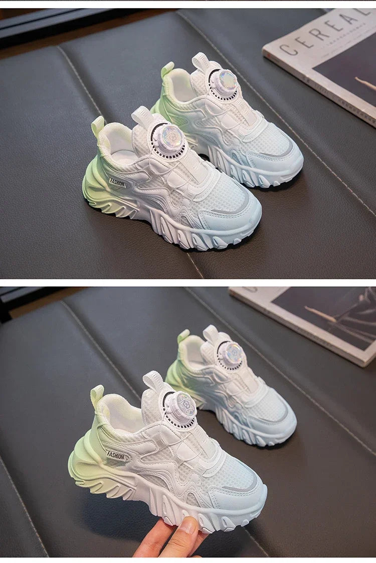Children Sneakers Unisex Dad's Shoes Baby Boy Trainers Girls Shoes Clunky Sports Tennis Casual Flats Child Infant Footwear