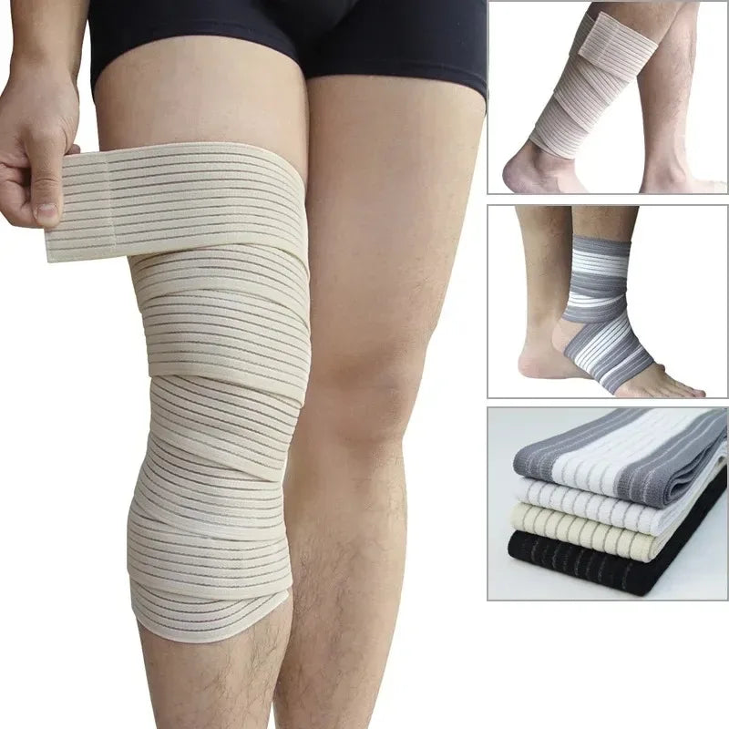 Adjustable Elastic Bandage for Wrist Calf Elbow Leg Ankle Knee Compression Protection Waist Bandages Sport Tape Gym Safety