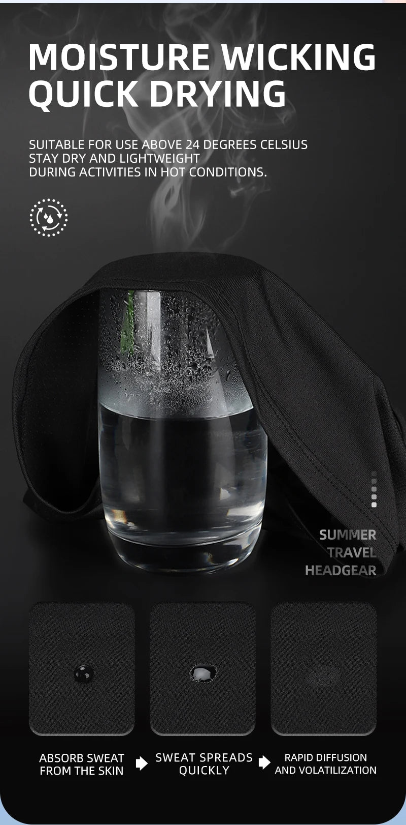 WEST BIKING Summer Motorcycle Bike Moisture-Wicking Balaclava UV Protection Breathable Running Fishing Caps Cooling Sport Gear