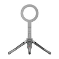 Phone Tripod for iPhone 17 16 15 14/Pro,Magnetic Mount Compatible with Magsafe,Metal Handle Grip,Phone Photography Accessories