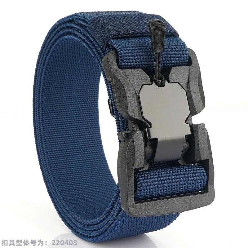MEDYLA Tactical Belt Quick Release Buckle Elastic Belt Casual Nylon Tool Training Belt Men's Belt MN057