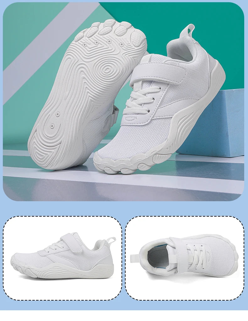 Kids Barefoot Shoes Boys Girls Sneakers Naturally Splay Shoes Wide Toe Minimalist Sneakers Toddler Little Big Kid