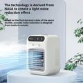 Mini USB Desk Fan Portable Quiet Cool Air Conditioner for Bedroom Home Use with Humidifying Spray Function Tabletop Fan