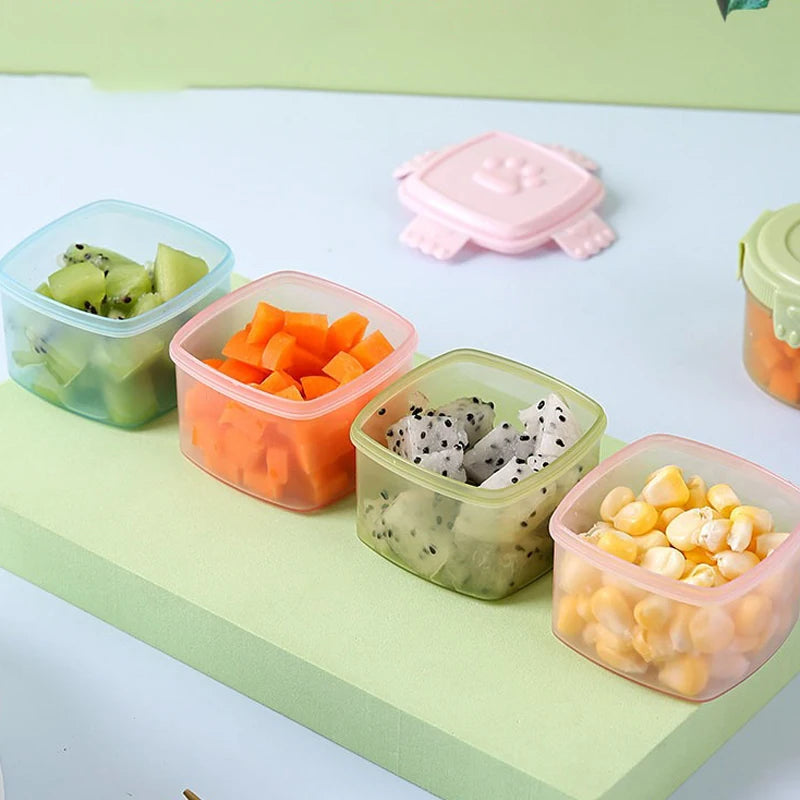 4Pcs Mini Sauce Bottles Condiment Dispenser Ketchup Bottle Mustard Salad Dressing Sauce Bento Container Kitchen Accessories