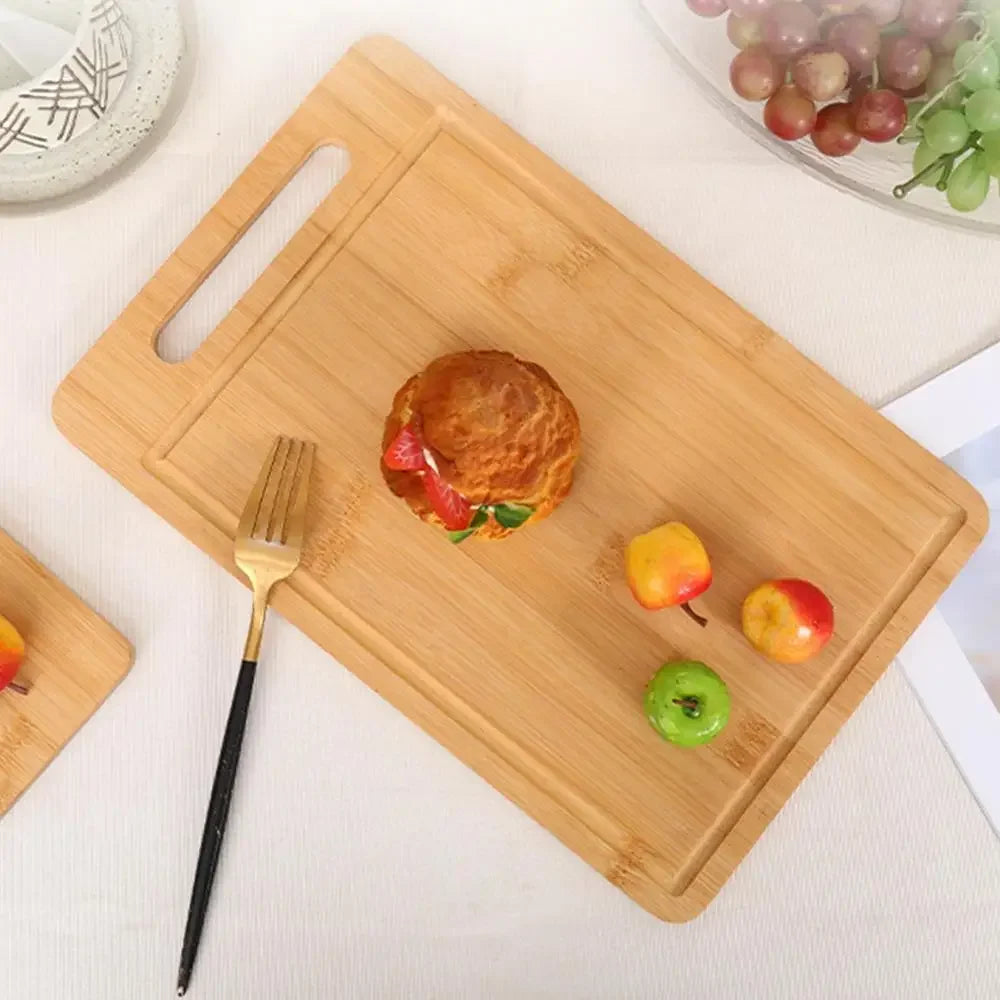 Kitchen Cutting Board Thickened Solid Wood Cutting Board Double-sided Available Rectangular Fruit Veggies Meat Cutting Boards