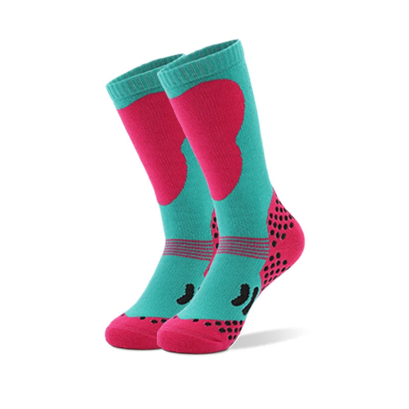 New Thermal Kids Ski Socks Cotton Thicker Warm Outdoor Sport Socks Snow Cycling Skiing Sock Children Thermosocks Girls Boys Gift