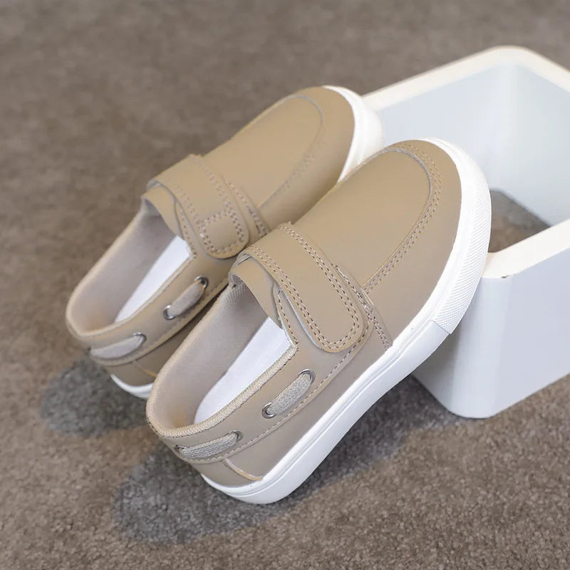 Toddler Boys Fashion Versatile Sneakers 2026 New Spring Kids School Loafers Soft Sole Slip-on Comfort Outdoor Kids Play Footwear