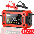 EAFC 12V 15A Smart Car Battery Charger Pulse Repair Automatic Start Fast Charger For Motorcycle Truck Lead Acid Batteries