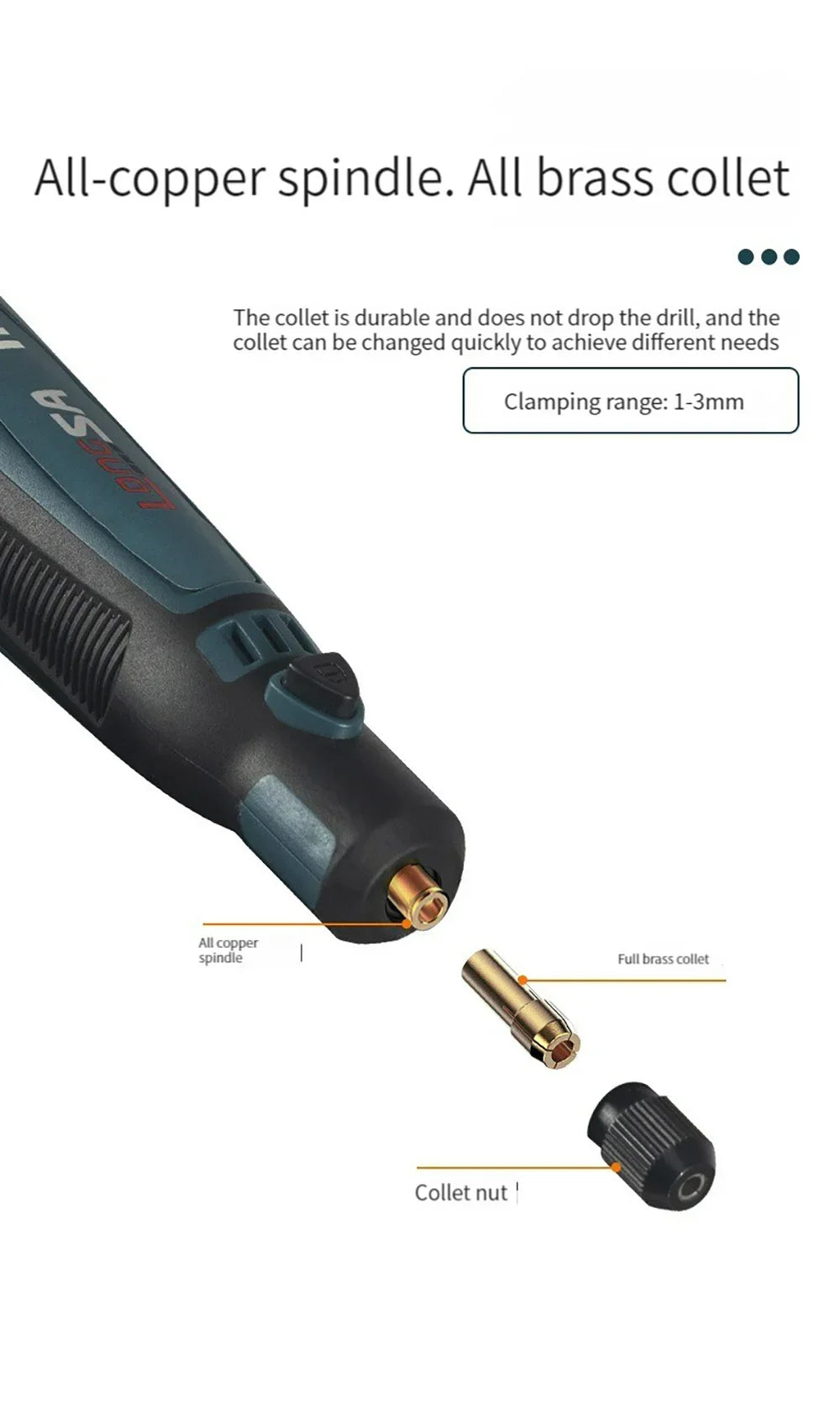 5000-10000-15000r 3.6V USB Wireless Electric Drill Engraving Pen Mini Grinder for Grinding/Polishing/Engraving/Drilling/Cutting