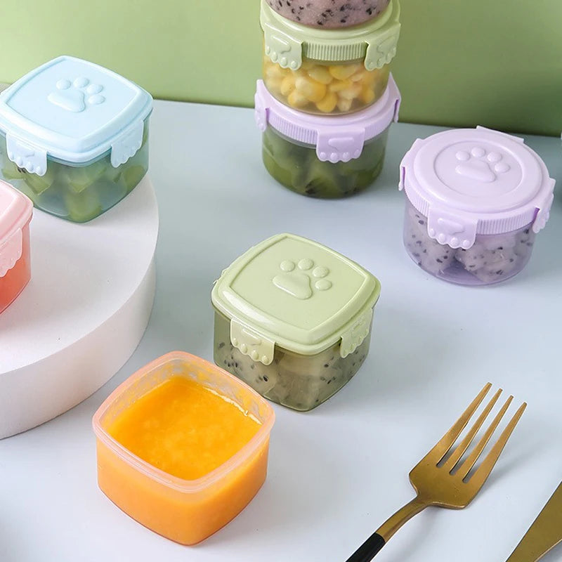 4Pcs Mini Sauce Bottles Condiment Dispenser Ketchup Bottle Mustard Salad Dressing Sauce Bento Container Kitchen Accessories