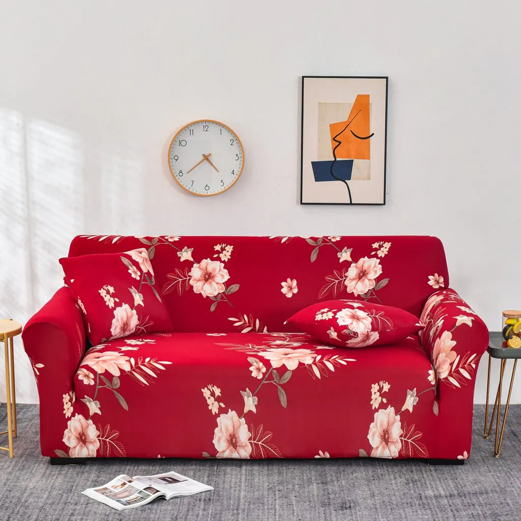 1 Piece Sofa Cover Elastic Printed/Printed Sofa Cover for Living Room Corner Sofa L-shaped Sofa slipcover
