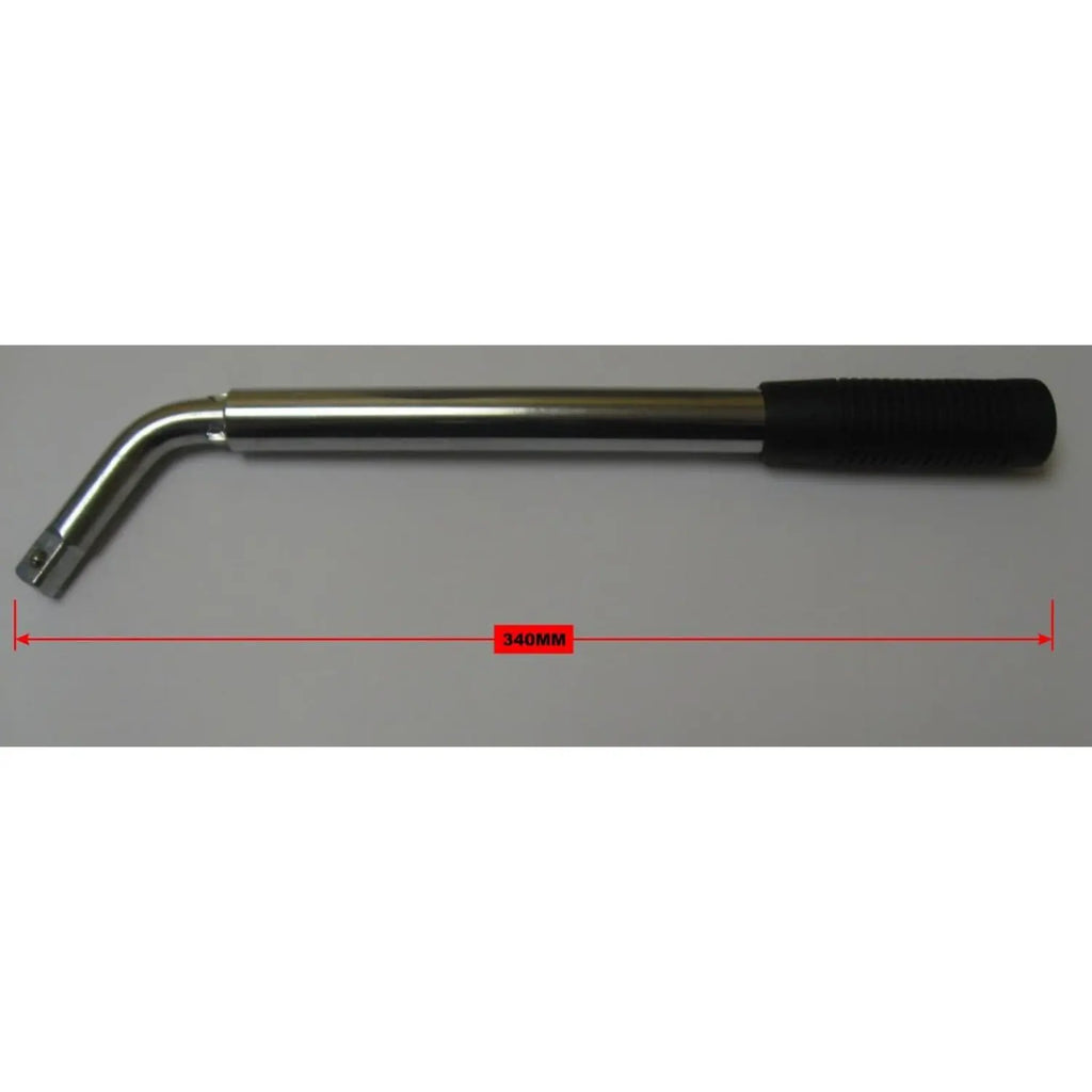 Extendable Telescopic Car Wheel Wrench with 17Mm-19Mm and 21Mm-23Mm Reversible Sockets